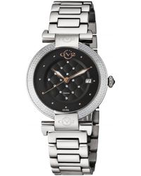 Gv2 - Berletta Swiss Quartz Diamonds 1500.7 Dial Stainless Steel Watch - Lyst