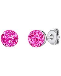Rafaela Donata - Embellished With Swarovski Crystals Earring Sterling - Lyst