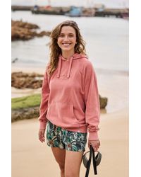Mountain Warehouse - 'Kaya' Graphic Hoodie With Drawcord Adjustable Hood Cosy Pullover Cotton - Lyst