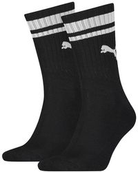 PUMA - Crew Heritage Stripe 2p Sock - Lyst