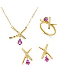 Orphelia - 'Charlotte' 925 Sterling Necklace - Lyst