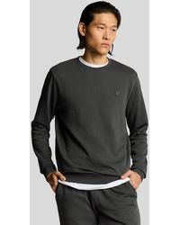 Lyle & Scott - Superfine Cotton Crew Neck Sweatshirt - Lyst