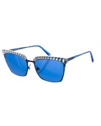 Swarovski - Metal Sunglasses With Oval Shape Sk0196S - Lyst