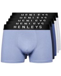 Henleys - Inkset Boxer Shorts 5Pk - Lyst