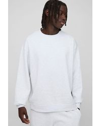 BoohooMAN - Basic Oversized Crew Neck Sweatshirt - Lyst