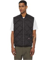 Dickies - Diamond Quilted Vest Gilets Nylon - Lyst