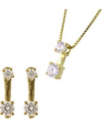 Orphelia - 'Lykke' 925 Sterling Set: Chain-Pendant + Earrings - Lyst