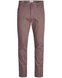 Jack & Jones - And Marco Bowie Straight Leg Chinos - Lyst