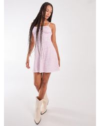 Pink Vanilla - Daisy Ditsy Strappy Mini Dress - Lyst