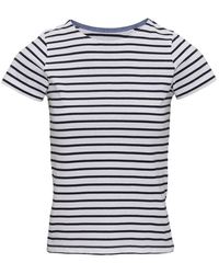 Asquith & Fox - Ladies Mariniere Coastal Short Sleeve T-Shirt Cotton - Lyst