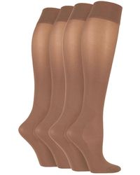 IOMI - 4 Pairs Of 40 Denier Graduated Compression Socks – Energizing - Lyst