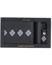 Gabicci - '305' Real Leather Wallet & Key Ring Gift Set - Lyst
