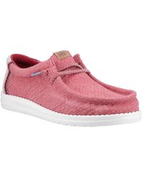 HEYDUDE - Wally Jute Classic Slip On Shoes - Lyst