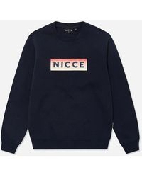 Nicce London - Long Sleeve Crew Neck Pullover Sweaters 204 1 03 02 0003 Cotton - Lyst