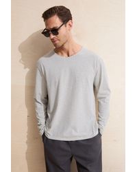 Grimelange - Striped Ribbed Crew Neck T-Shirt - Lyst