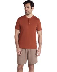 Mountain Warehouse - 'Hasst' Henley T-Shirt Button Neck Casual Everyday Tee Cotton - Lyst
