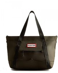 HUNTER - Nylon Midi Topclip Tote - Lyst