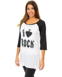 Met - 3/4 Sleeve Boat Neck T-Shirt 10Dml0381 - Lyst
