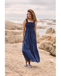 Mountain Warehouse - 'Mabel' Maxi Dress Casual Lightweight Stretchy Bodice Sleeveless Outfit Cotton - Lyst