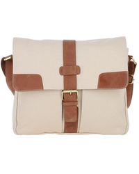 Fenland Sheepskin - Genuine Leather X Canvas Crossbody Bag - Lyst
