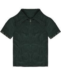 Nike - Zip Up Funnel Neck Short Sleeve Tennis Top Pullover 268812 010 - Lyst
