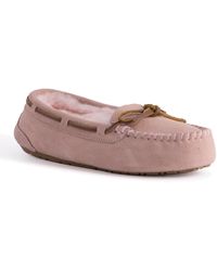 Aus Wooli - Australia Stylish Sheepskin Lace Moccasin - Lyst