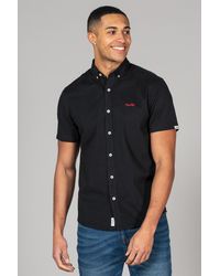 Tokyo Laundry - Cotton Short Sleeved Button-Up Oxford Shirt - Lyst