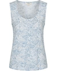 Mountain Warehouse - 'Orchid' Printed Vest Lightweight Breathable 100% Cotton Ladies Tank Top Viscose - Lyst