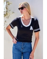 Bigdart - Embroidered Polo Shirt With Textured Knit - Lyst
