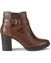 Carvela Kurt Geiger - Leather Ankle Wide Fit Boots - Lyst