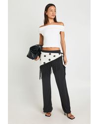 Boohoo - Tall Modal Straight Leg Trouser - Lyst