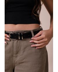 SVNX - Snake Print Belt With Metal Buckle - Lyst