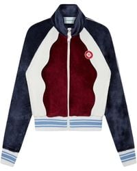 CASABLANCA - Panelled Track Top Jacket Cotton - Lyst