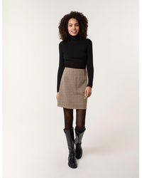 Blue Vanilla - Check Mini Skirt - Lyst