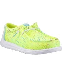 HEYDUDE - Wally Party Mesh Classic Slip On Shoes - Lyst