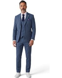TruClothing - 3 Piece Tweed Herringbone Formal Suit - Lyst