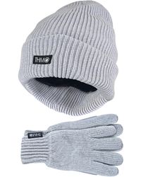 THMO - Ladies Thinsulate Hat And Gloves Set - Lyst