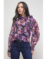 Oasis - Pussy Bow Blouse - Lyst