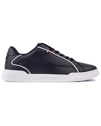Tommy Hilfiger - Lo Cup Leather Trainers - Lyst