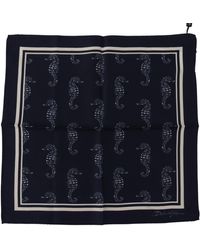 Dolce & Gabbana - Zeepaardje Print Zijden Zakdoek Sjaal - Lyst