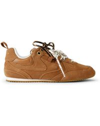 Kurt Geiger - Suede K Slim Runner Sneakers - Lyst