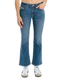 TRUE RELIGION - Ladies Flap Pocket Flared Jeans - Lyst