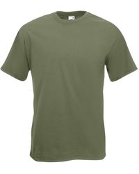 Fruit Of The Loom - Super Premium Short Sleeve Crew Neck T-Shirt - Lyst