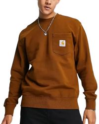 Carhartt - Wip Sweatshirt Casual Cotton Loose Fit Top - Lyst