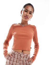 Vans - Drew Ribbed Long Sleeve Top - Lyst