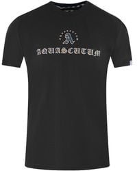 Aquascutum - Script Logo T-Shirt - Lyst