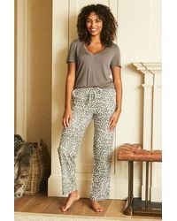 Sosandar - Charcoal Supersoft Jersey Pyjama T Shirt Viscose - Lyst