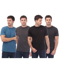 Farah - Ryman 3 Pack Lounge T-shirts - Lyst