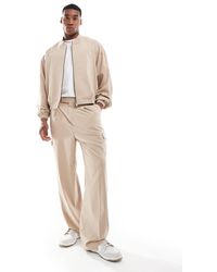 ASOS - Wide Leg Smart Co-Rd Cargo Trouser - Lyst