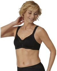 Triumph - Modern Lace Cotton Non-Wired Bra - Lyst